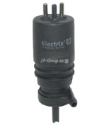 JP GROUP - 1398500100 - Мотор омывателя [ELECTRIX, DK] MERCEDES W210 2.0-4.2/D/TD/5.0 AMG 06/95-07/99/W140 2.8-5.0/TD 02/91-10/98